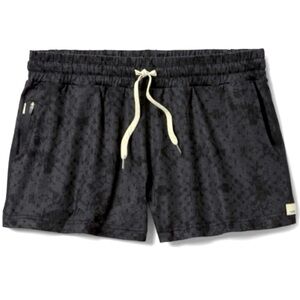 Vuori halo performance short charcoal shibori